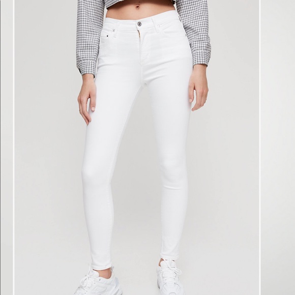 Citizens of Humanity Rocket Crop Sculpt White - Picture 2 of 3